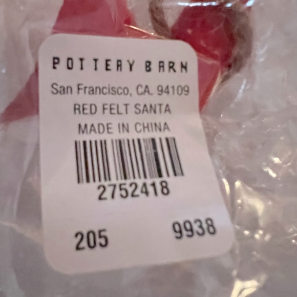 Pottery Barn Santa Claus Ornaments - Picture 2 of 2